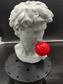 Statua in resina David (Michelangelo) Bubbles,