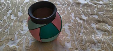 vaso in terracotta + piccolo vasetto