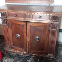 mobile basso  color noce