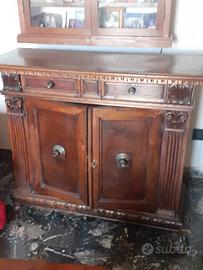 mobile basso  color noce