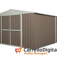 Box prefabbricato in acciaio 360x430 185kg tortora