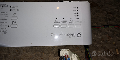 Scheda lavatrice whirlpool dlc 7200