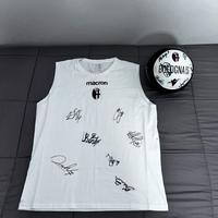 Maglia smanicata e Pallone Bologna FC Autografati