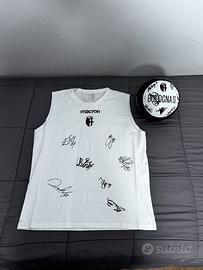 Maglia smanicata e Pallone Bologna FC Autografati