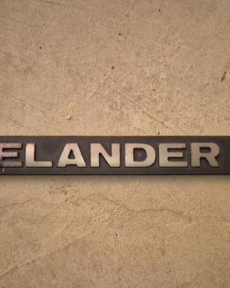 Targhetta Land Rover td4