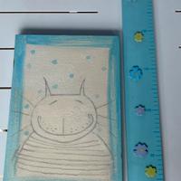 Metro e quadro dipinto a mano Sia