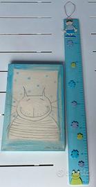 Metro e quadro dipinto a mano Sia