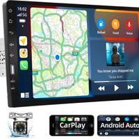 Podofo Autoradio 1 Din con Apple Carplay e Android