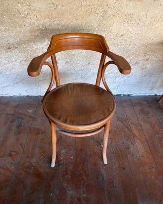 sedia padronale stile Thonet (probabile originale)