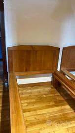 Letto in legno massiccio