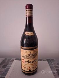 Bottiglia di vino Barbaresco anno 1967