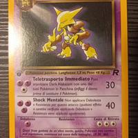 Pokémon Dark Alakazam 1ª EDIZIONE 18/82 ITA