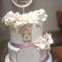 torta scenica per comunione bimba