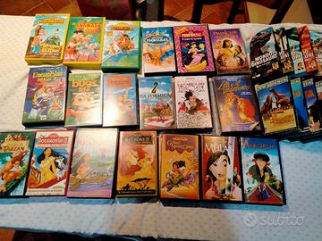 Cassette VHS cartoni animati