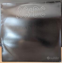 AC/DC Back In Black Edizione Atlantic 1980 Vinile