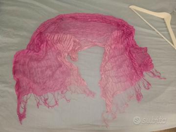 scialle foulard semitrasparente 60x200cm