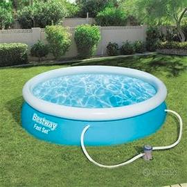 Piscina bestway rotonda 2,5m e accessori 
