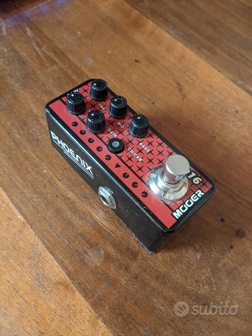 Mooer Micro Preamp 016 Phoenix - Préampli Guitare Heavy Metal, Double Canal