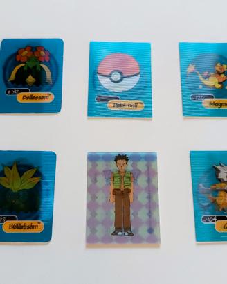 Lotto 9 card lenticolari Pokemon Yoga