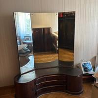 Toletta specchio legno anni 30