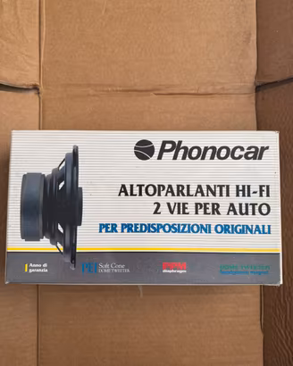 Coppia casse auto Phonocar 2/686 16,5 cm nuove
