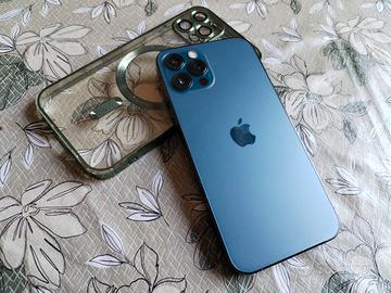 IPhone 12 pro 256 gb blu. new 100% battria 