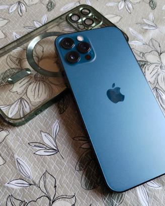 IPhone 12 pro 256 gb blu. new 100% battria 