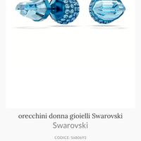 Swarovski orecchi