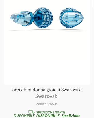 Swarovski orecchi