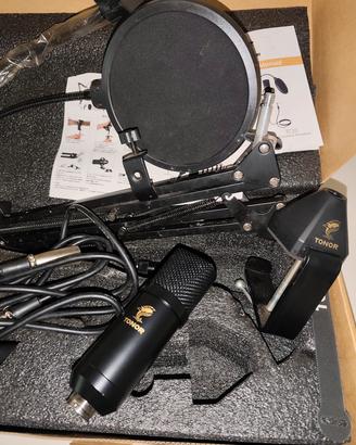 TONOR Microfono XLR Studio Kit – NUOVO MAI USATO 