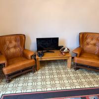 Poltrone con telaio In legno pregiato