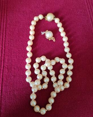 Collana perle Chr Dior