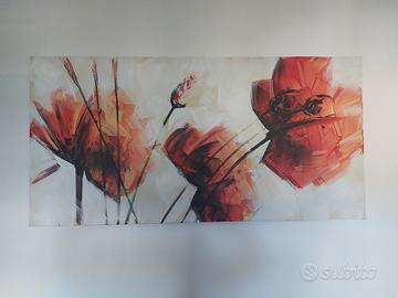 Quadro papaveri rossi