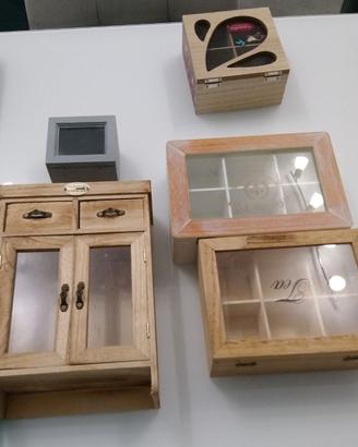 Scatole da the in legno