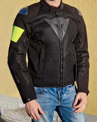 Giacca moto NUOVA Dainese VR46 Wetlap Air tg. 48