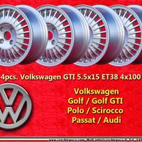 4 cerchi Volkswagen 5.5x13 Golf GTI Jetta Passat S