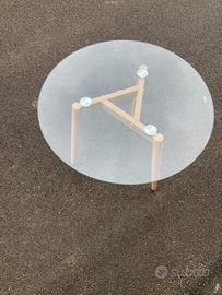 Tavolino in vetro temperato