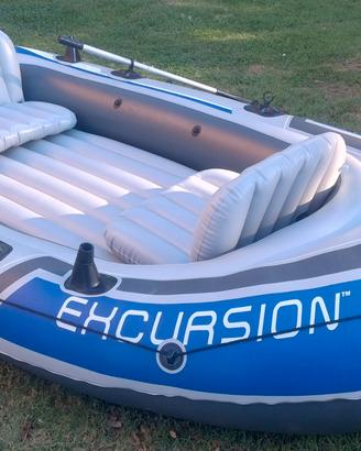 Canotto Gonfiabile Intex Excursion 4 + Accessorio