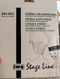 img Cuffia stereo da DJ  con microfono elettrico