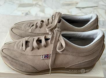 Sneakers Napapijri scamosciate beige