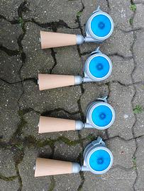 Gambe con Ruote piroettanti Moretti Compact