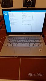 Notebook hp 14s i5 10 gen difettoso