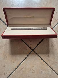 S.T. Dupont Stylo Plume L2 Plaqué Argent Vintage c