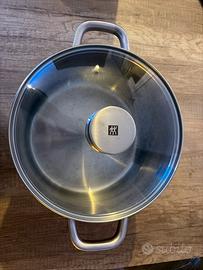 Pentola Zwilling con coperchio vetro e Pala pizza