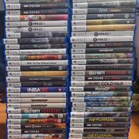 Assortimento di giochi usati per ps5 a partire da