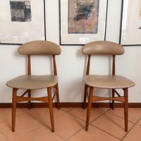 coppia sedie vintage anni 50/60 design svedese 