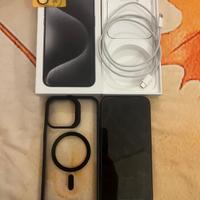 Iphone 15 pro max black titanium 256gb
