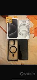 Iphone 15 pro max black titanium 256gb