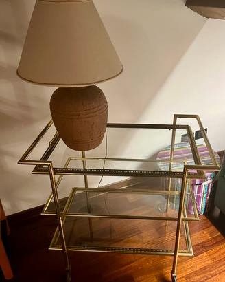 Carrello in ottone