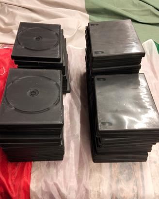 Lotto 47 custodie per dvd